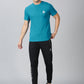 Aque Blue & Black Co-Ords