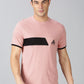 ColourBlocked T-Shirt: Peach