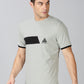 ColourBlocked T-Shirt: Grey