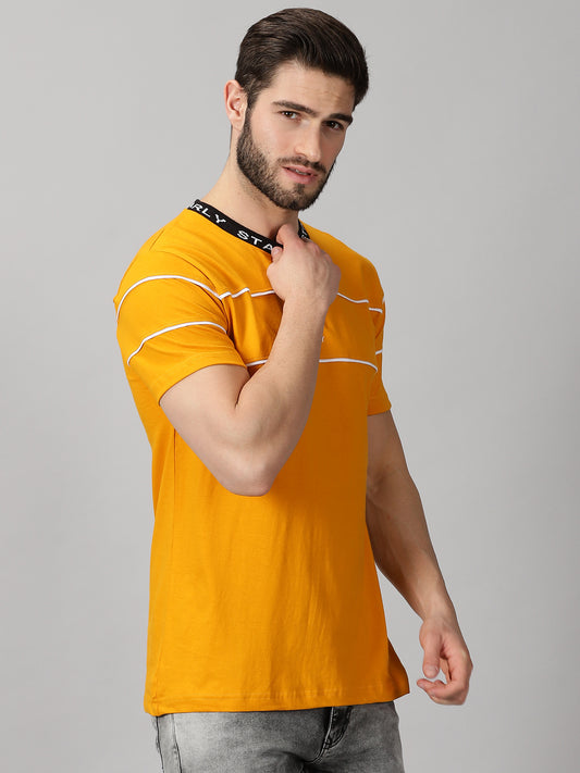 Piping Yellow T-Shirt