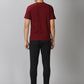 Men's Co-ord Sets : Maroon & Black