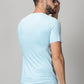 ColourBlocked T-Shirt: Sky-Blue