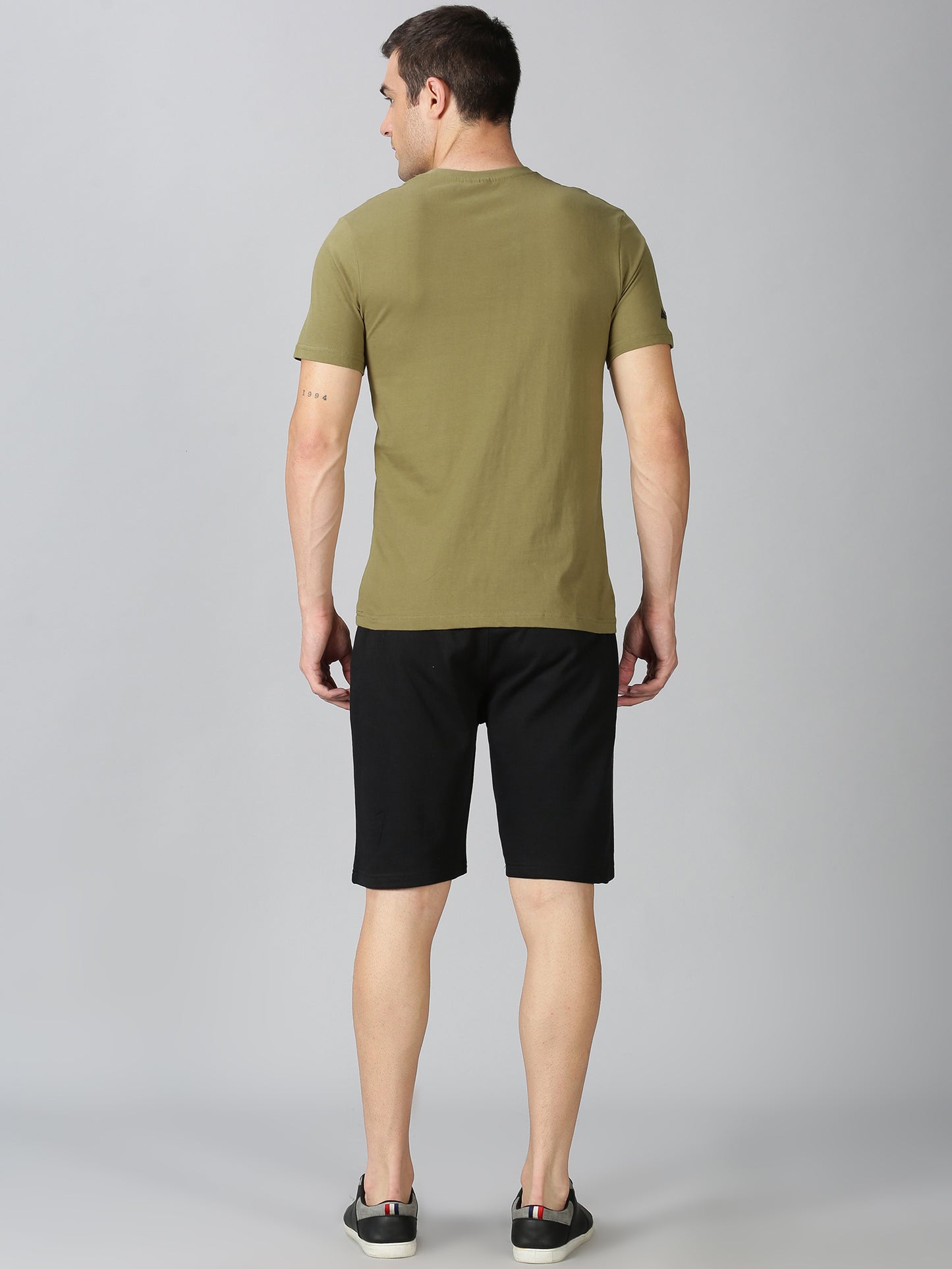 Olive-Green Black Co-Ords