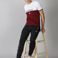 Men's Co-ord Sets : Maroon & Black