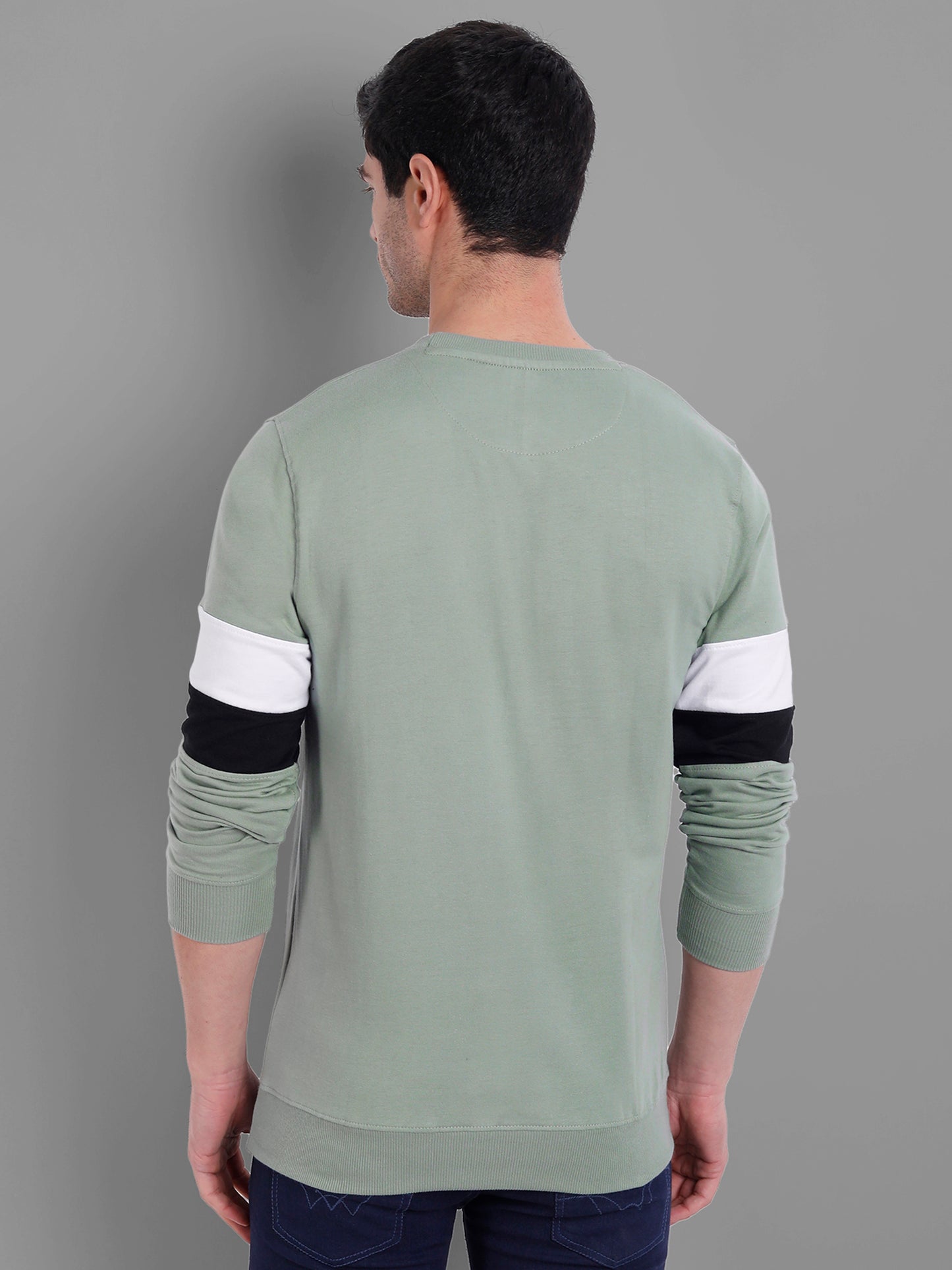 Men C-Green Embroidered Sweatshirt