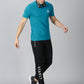 Aque Blue & Black Co-Ords