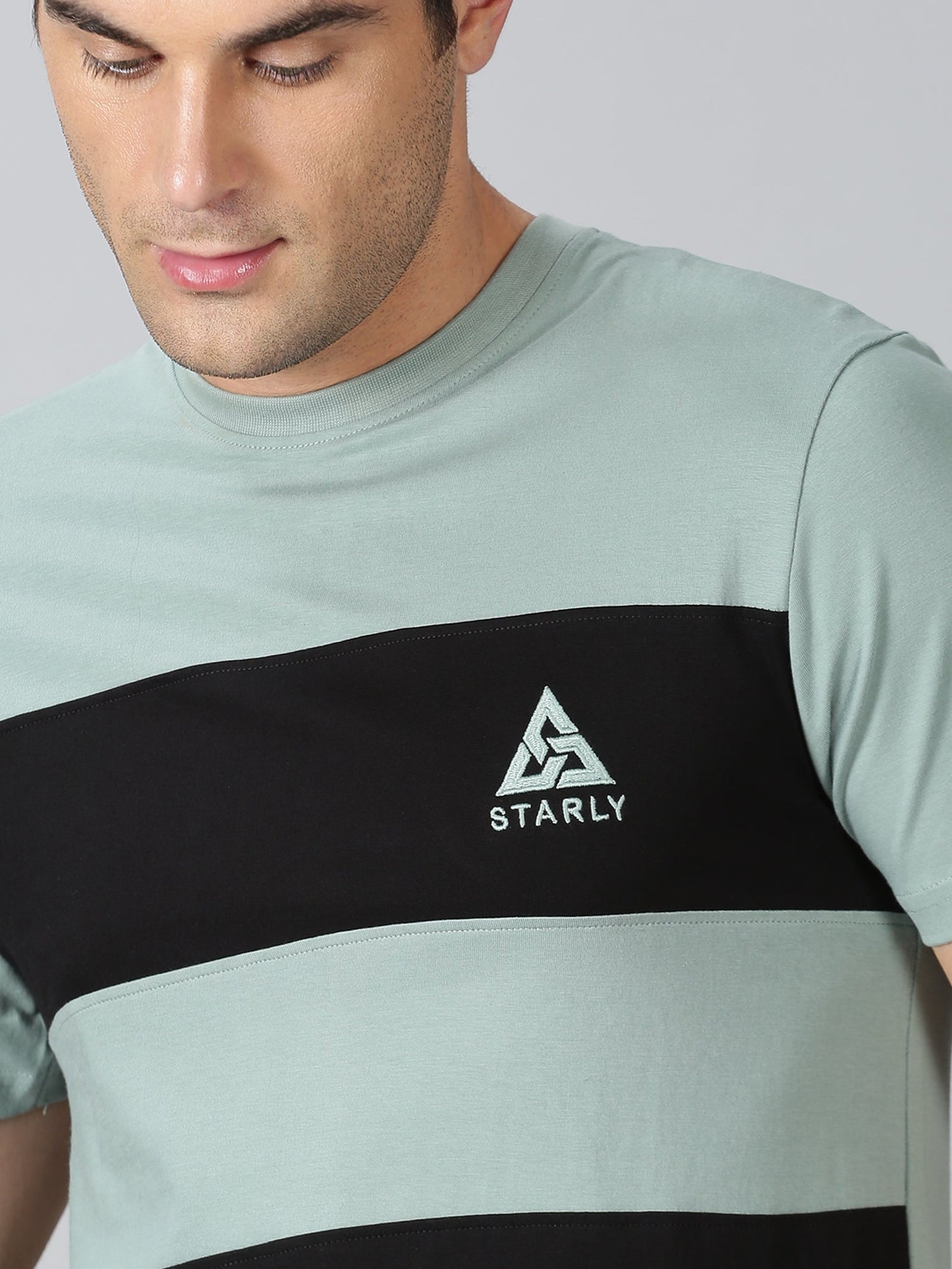 Men's Half Sleeve T-Shirt : C-Green