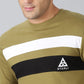 Men's Half Sleeve T-Shirt : Olive Green